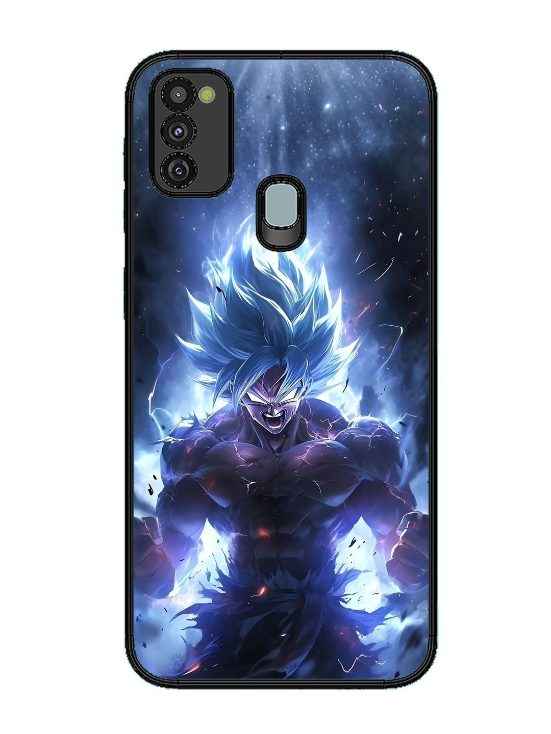 Samsung Galaxy M30s Super Saiyan Blue and Angry