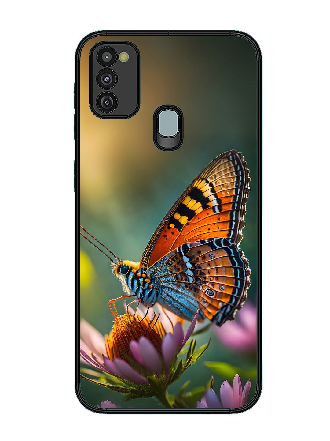 Samsung Galaxy M30s Golden Hour Monarch Butterfly