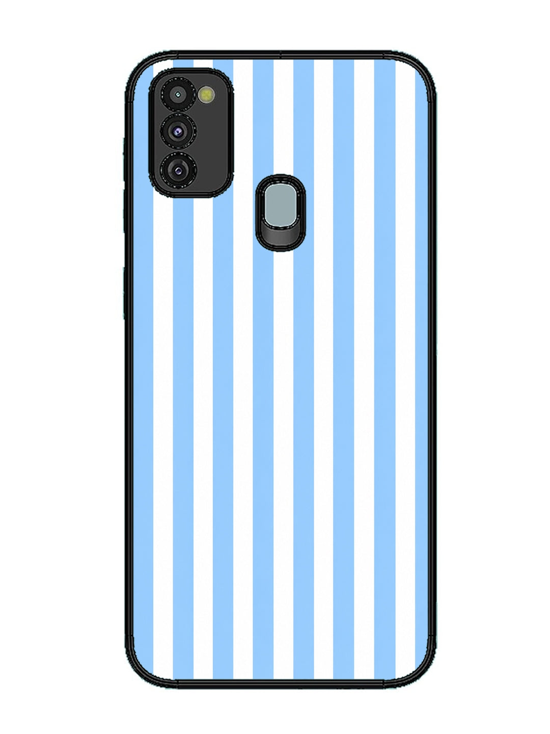 Samsung Galaxy M30s Vertical Stripes Sky Blue
