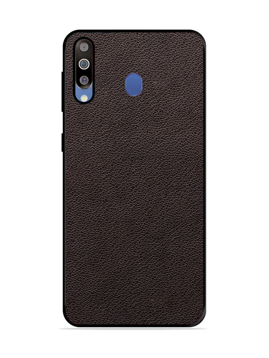 Samsung Galaxy M30 Print of Brown Leather Pattern