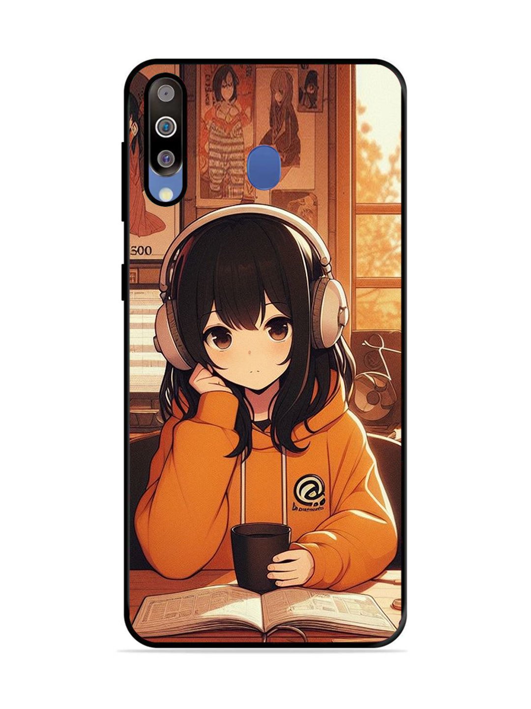 Samsung Galaxy M30 Cute Girl listening Music