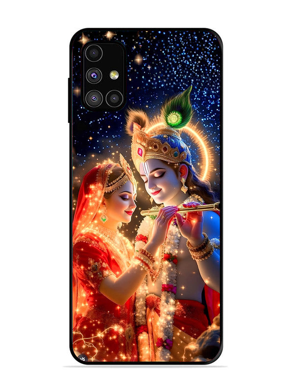 Samsung Galaxy M31s Radha Krishna posing with flute