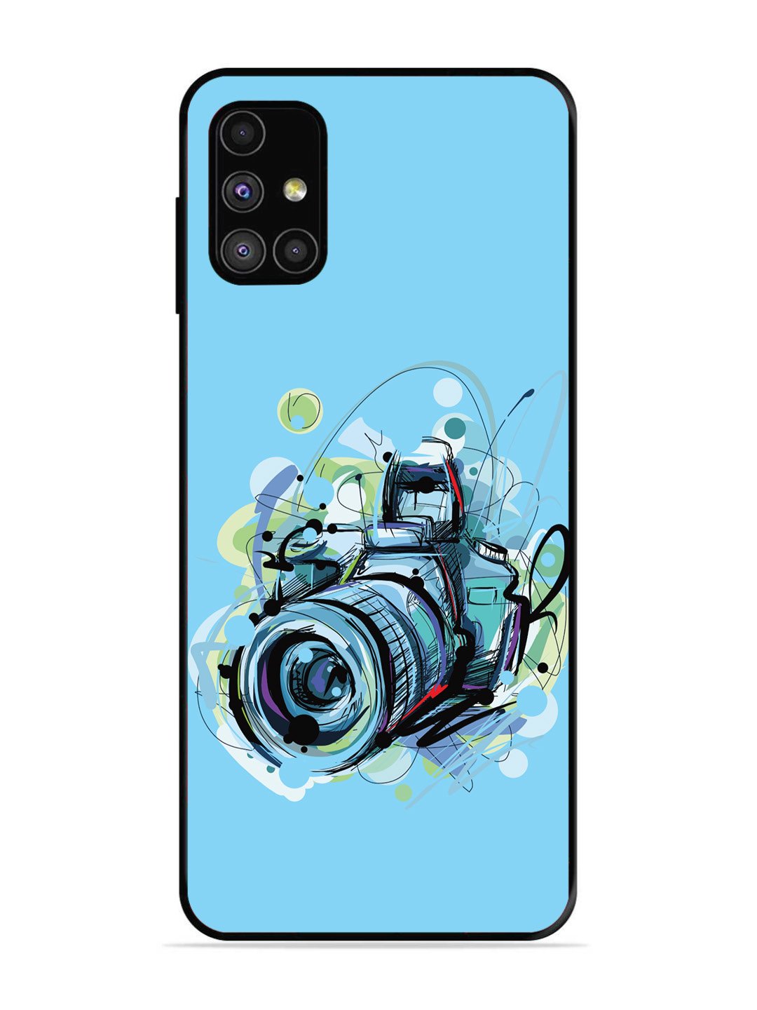 Samsung GALAXY M31S Camera Blue Background