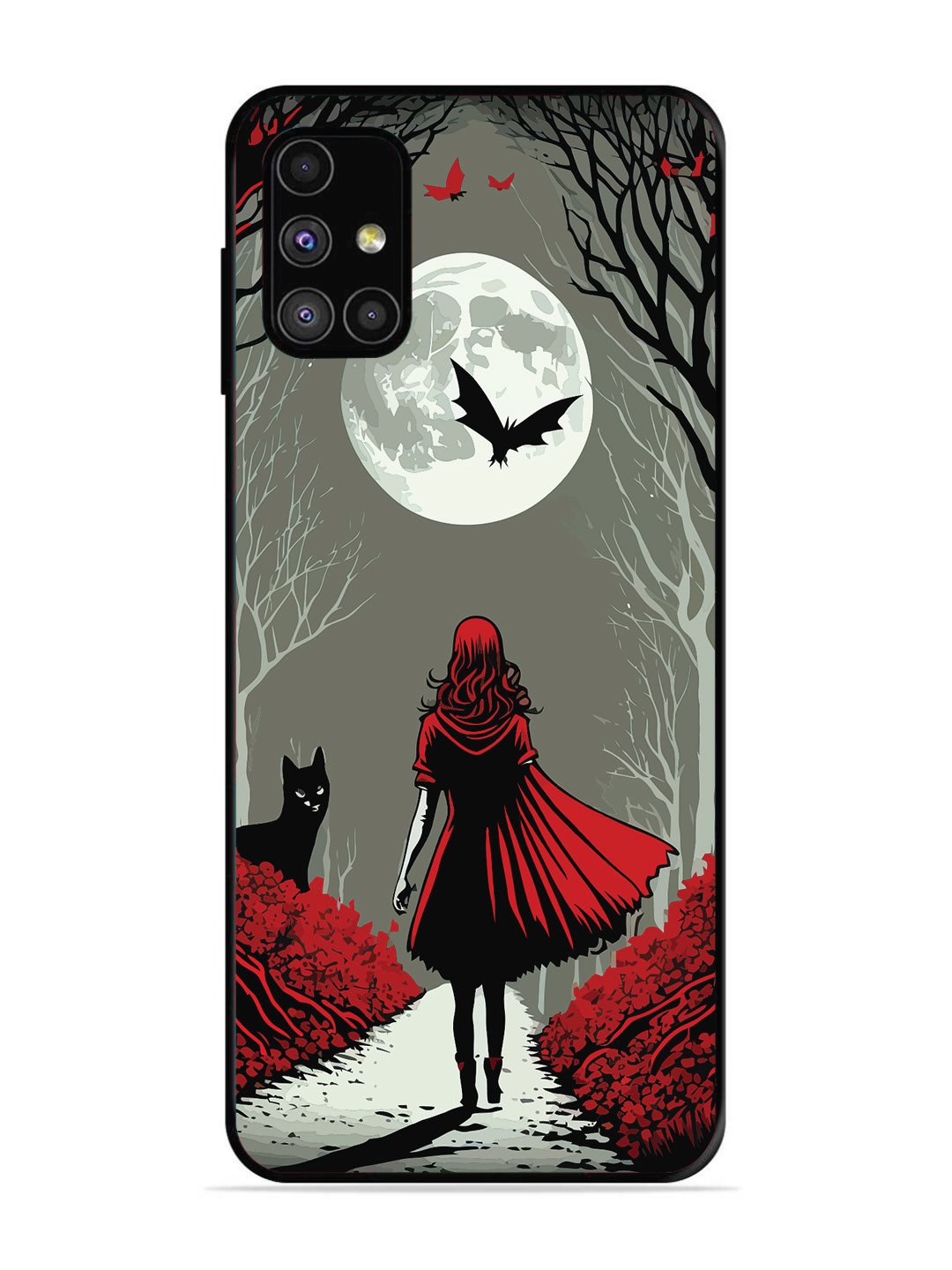 Samsung GALAXY M31S Scarlet Girl in Red Forest