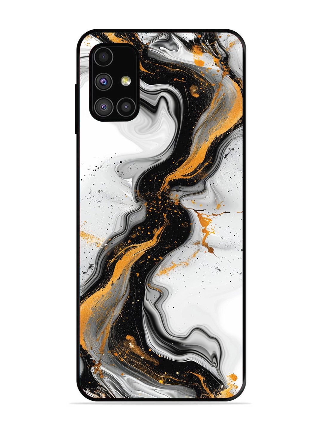Samsung GALAXY M31S Black And Golden Marble Essence
