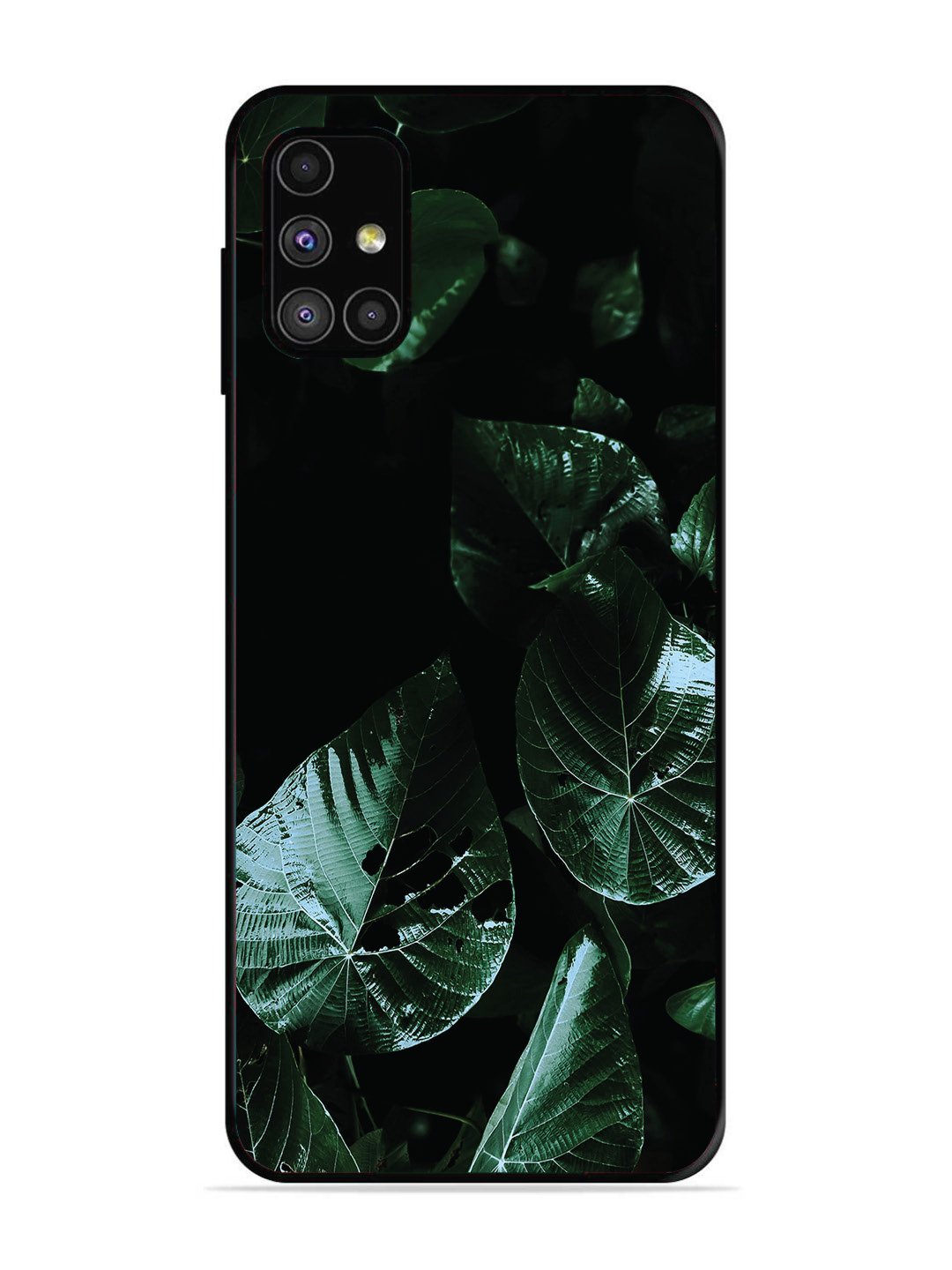 Samsung GALAXY M31S Leafs at night
