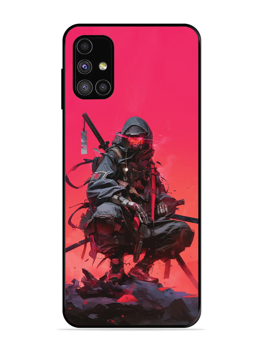 Samsung GALAXY M31S Cyberpunk Ninja Katana