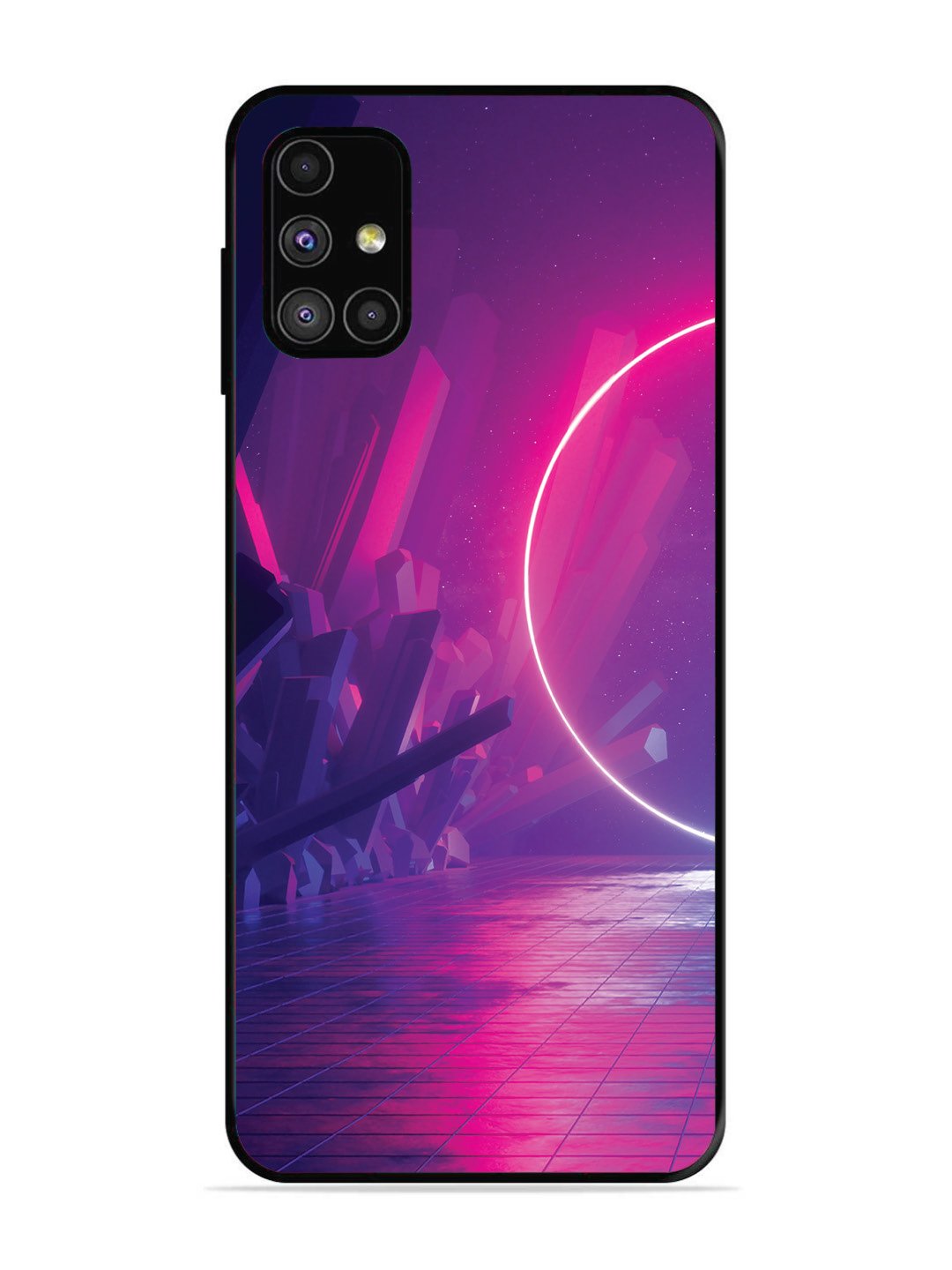Samsung GALAXY M31S abstract with Neon Light