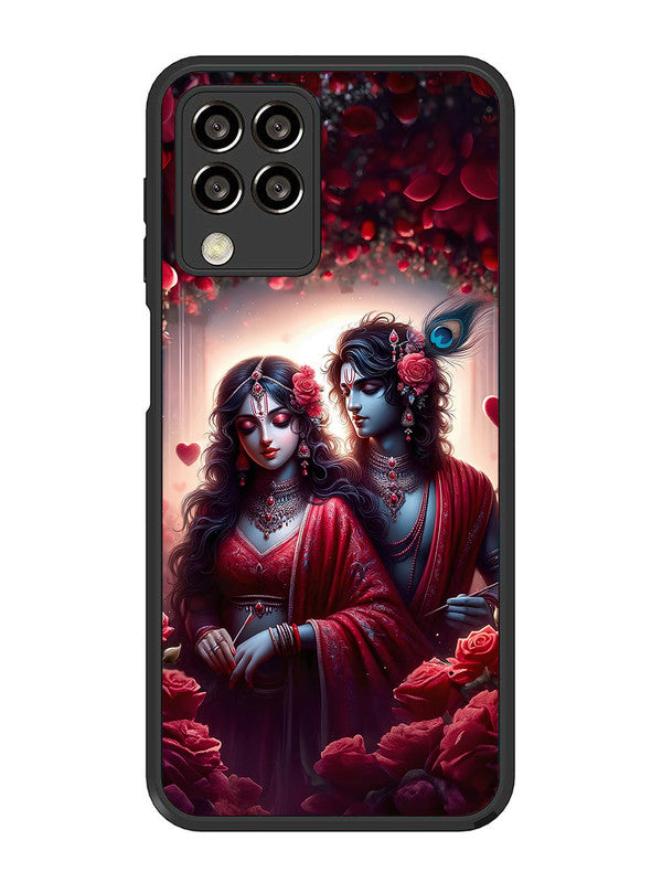 Samsung Galaxy M33 5G Couples in Red theme like Radha Krishna