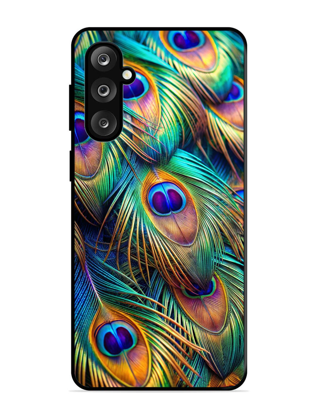 Samsung Galaxy M36 5G peacock feather