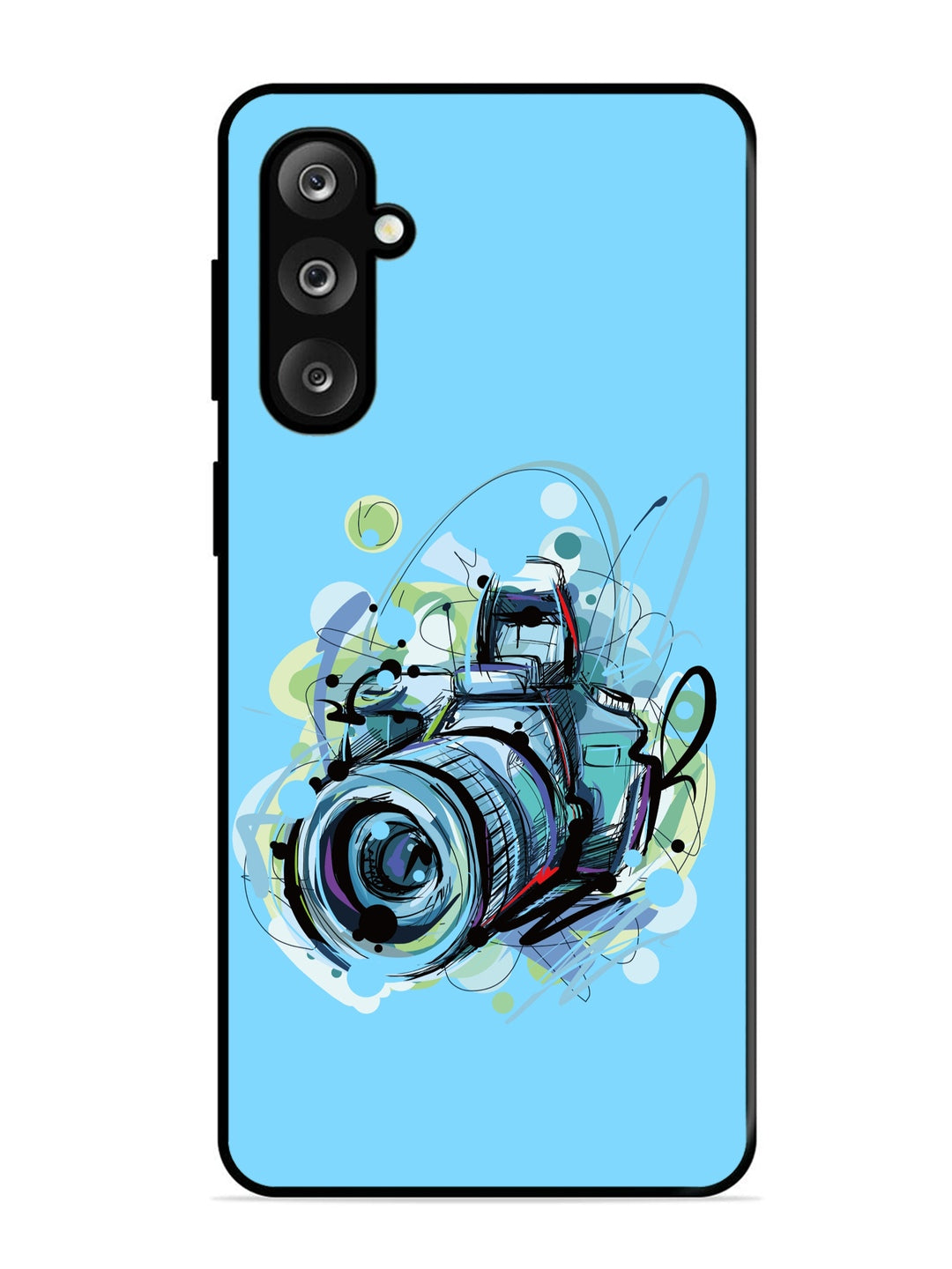 Samsung Galaxy M36 5G Camera Blue Background