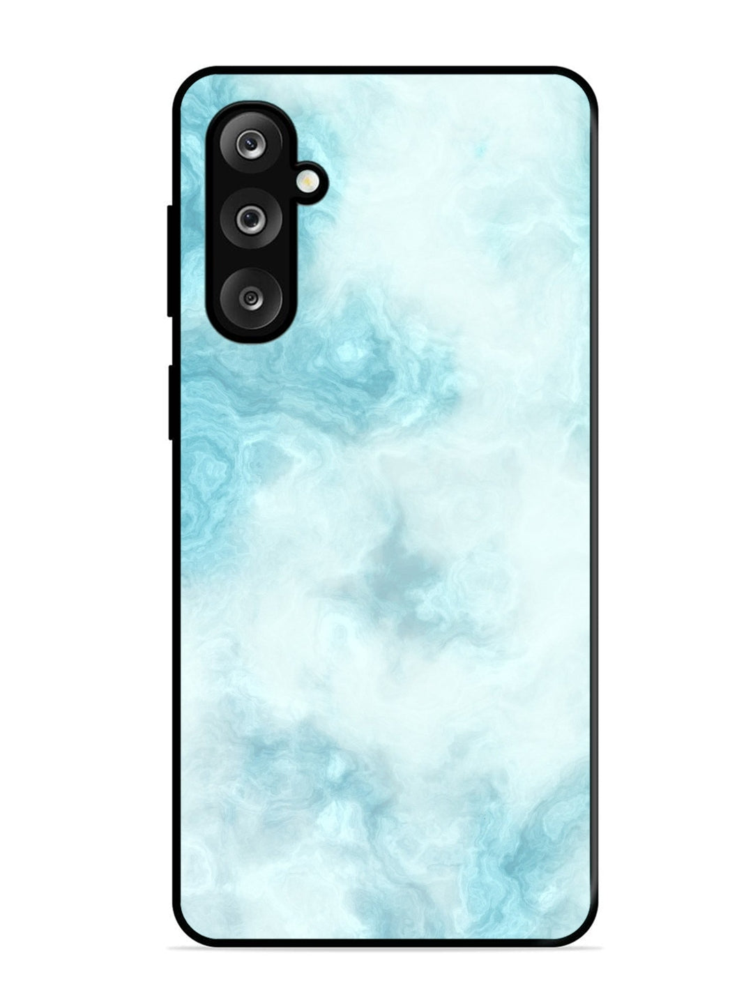 Samsung Galaxy M36 5G Light Blue with White Ocean Marble