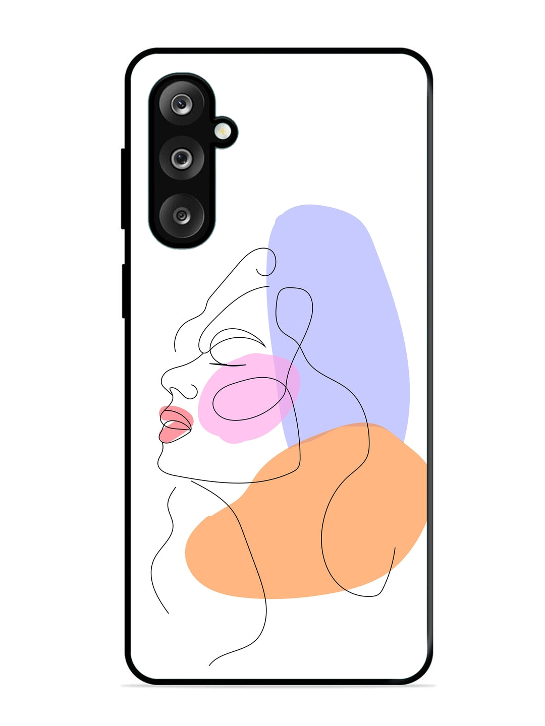 Samsung Galaxy M36 5G Line Art Girl Face