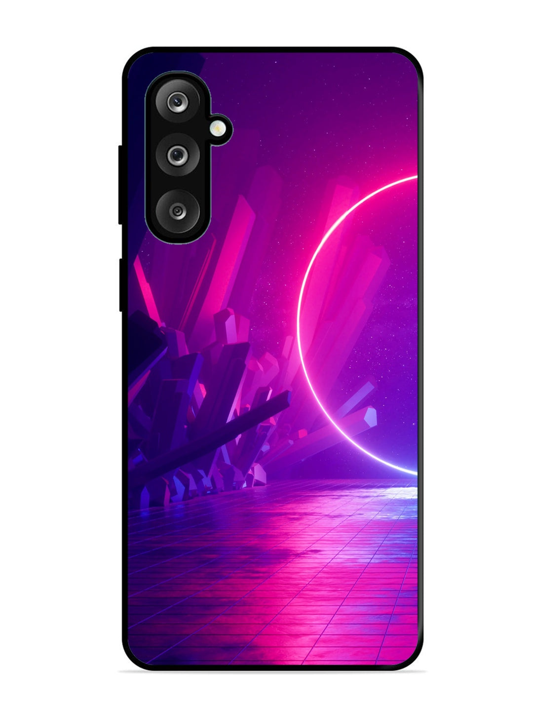 Samsung Galaxy M36 5G abstract with Neon Light
