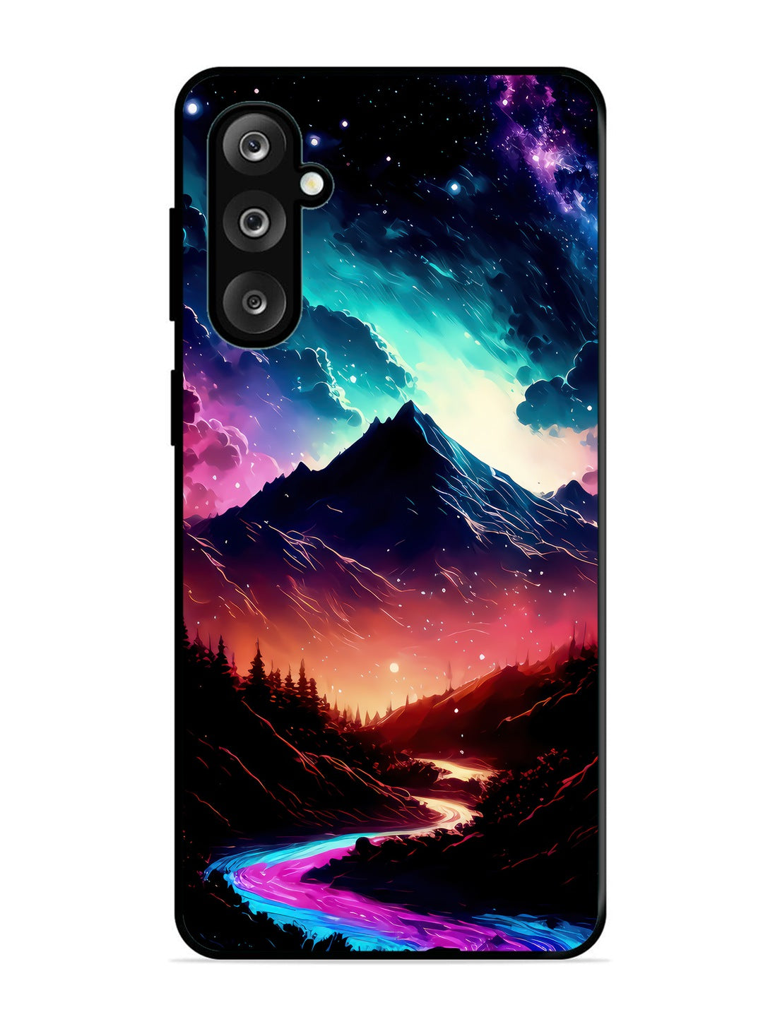 Samsung Galaxy M36 5G mountain-valley-Colorful-cloud-at-night