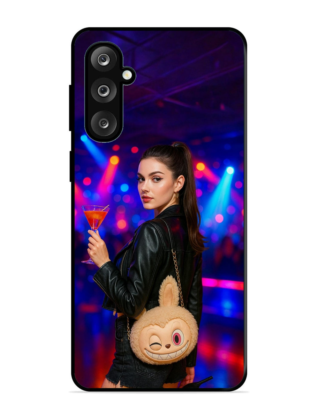 Samsung Galaxy M36 5G Girl with Labubu Purs