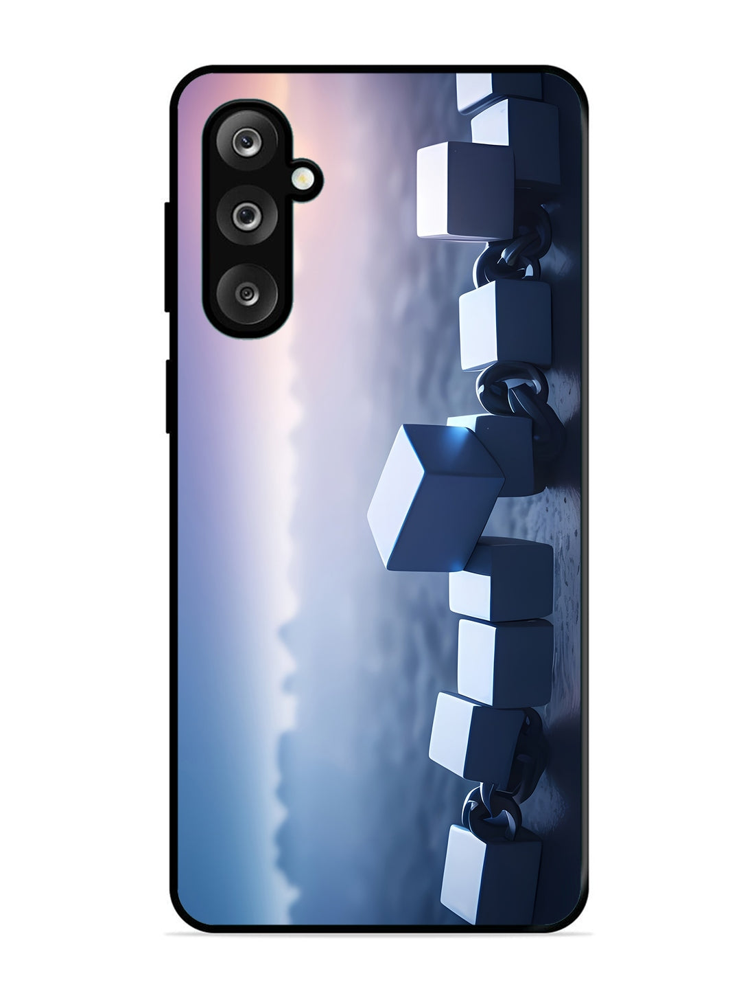 Samsung Galaxy M36 5G Minimalist Blockchain Cube Chain