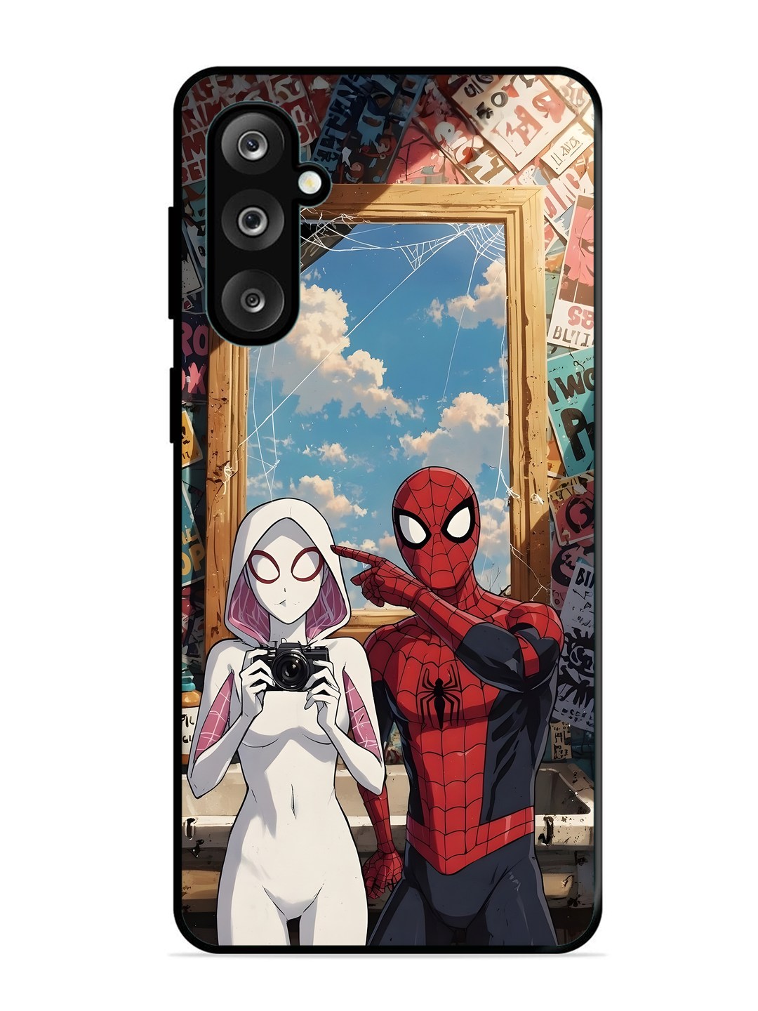Samsung Galaxy M36 5G Spiderman and Spiderwoman