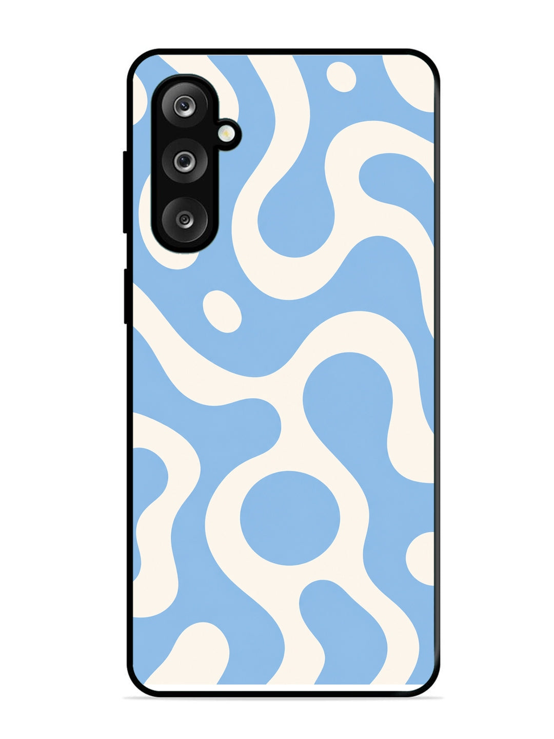 Samsung Galaxy M36 5G Fluid wave pattern Sky Blue