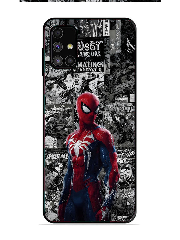 Samsung Galaxy M51 Spiderman Highlighted on News Paper