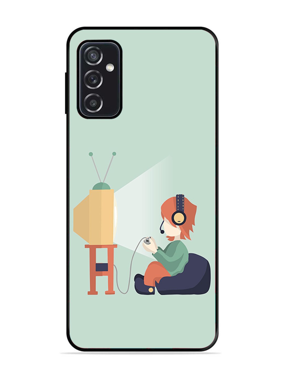Samsung GALAXY M52 5G Kid Playing Game
