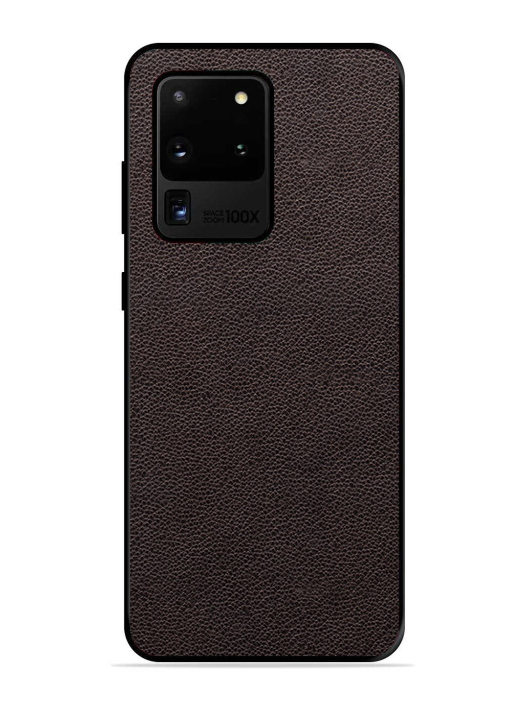 Samsung GALAXY S20 ULTRA Print of Brown Leather Pattern
