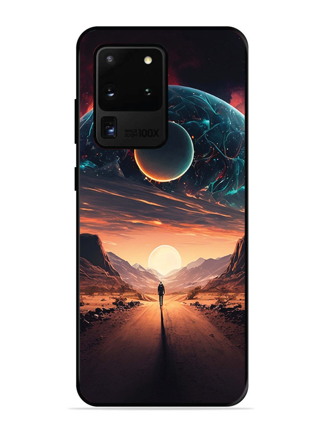 Samsung GALAXY S20 ULTRA Sunset with space scene