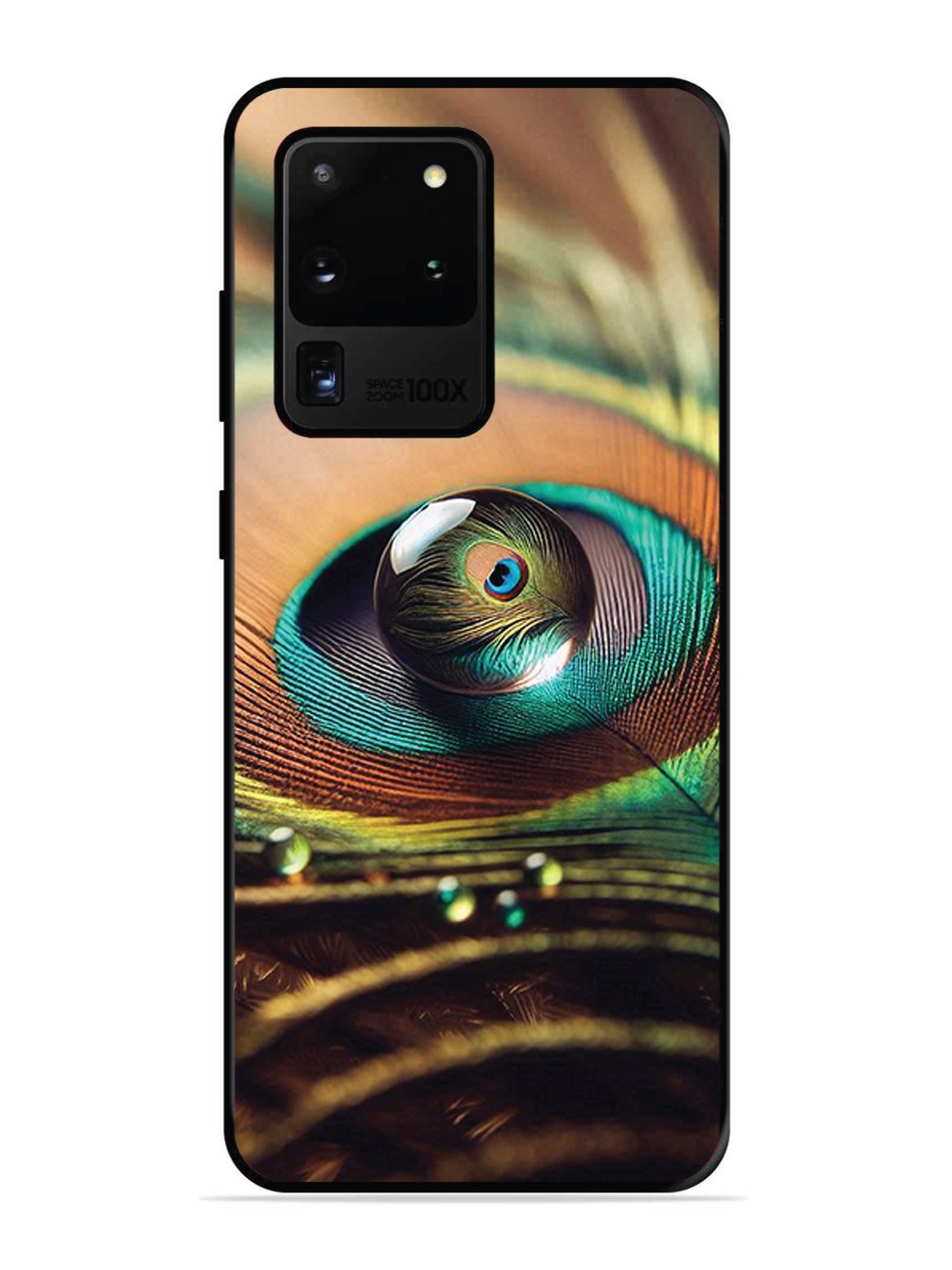 Samsung GALAXY S20 ULTRA Water Drop On Peacock Feather