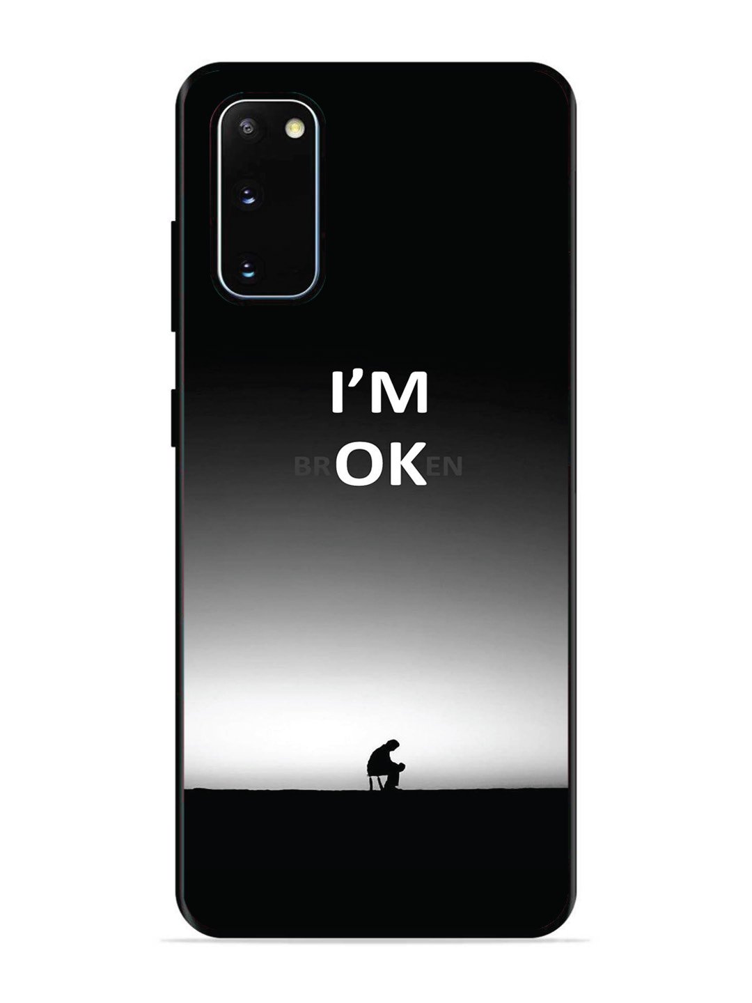 Samsung GALAXY S20 I'm Broken A man on Chair Alone