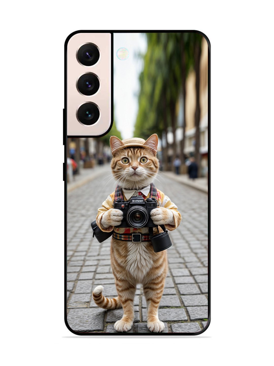 Samsung GALAXY S21 FE 5G Cat as Cameraman