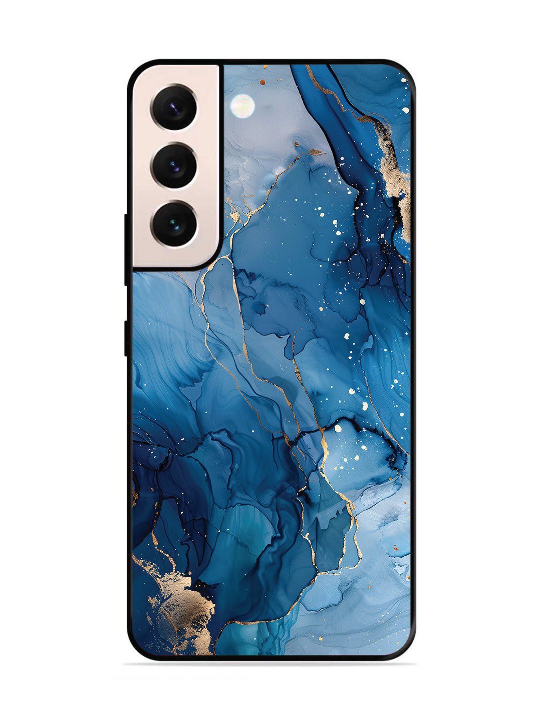 Samsung GALAXY S21 FE 5G Oceanic Pattern with Golden Sprinkles