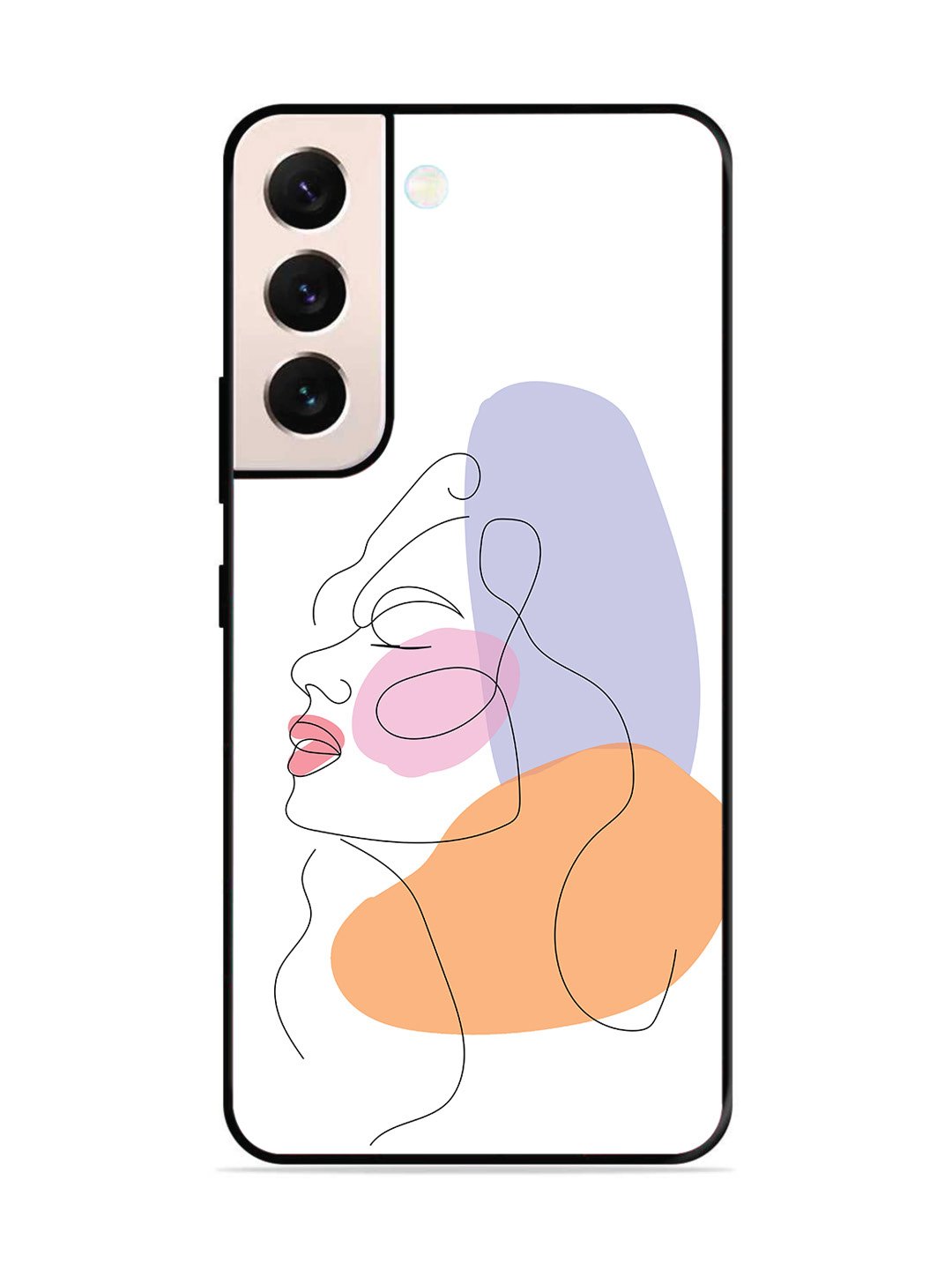 Samsung GALAXY S21 FE 5G Line Art Girl Face