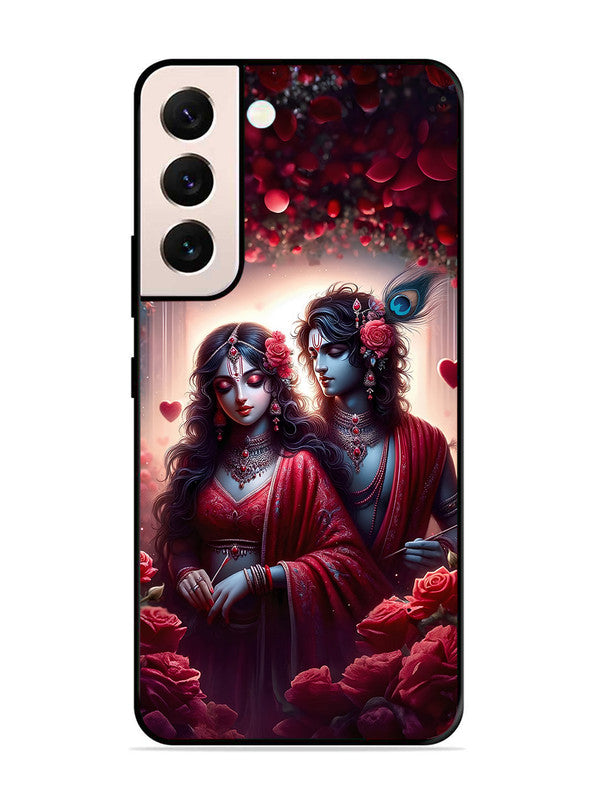Samsung Galaxy S21 Plus Couples in Red theme like Radha Krishna