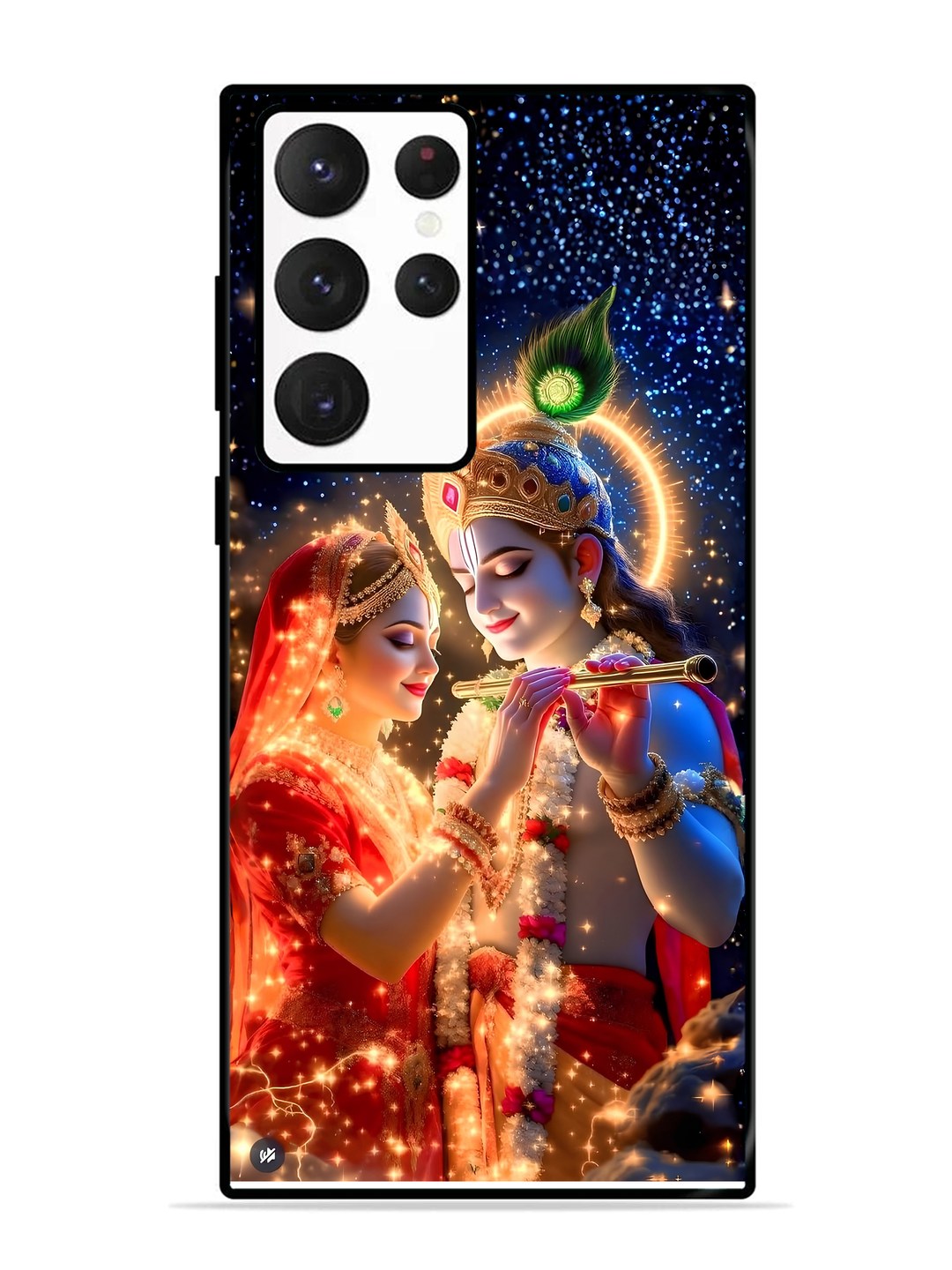 Samsung Galaxy S22 Ultra 5G Radha Krishna posing with flute