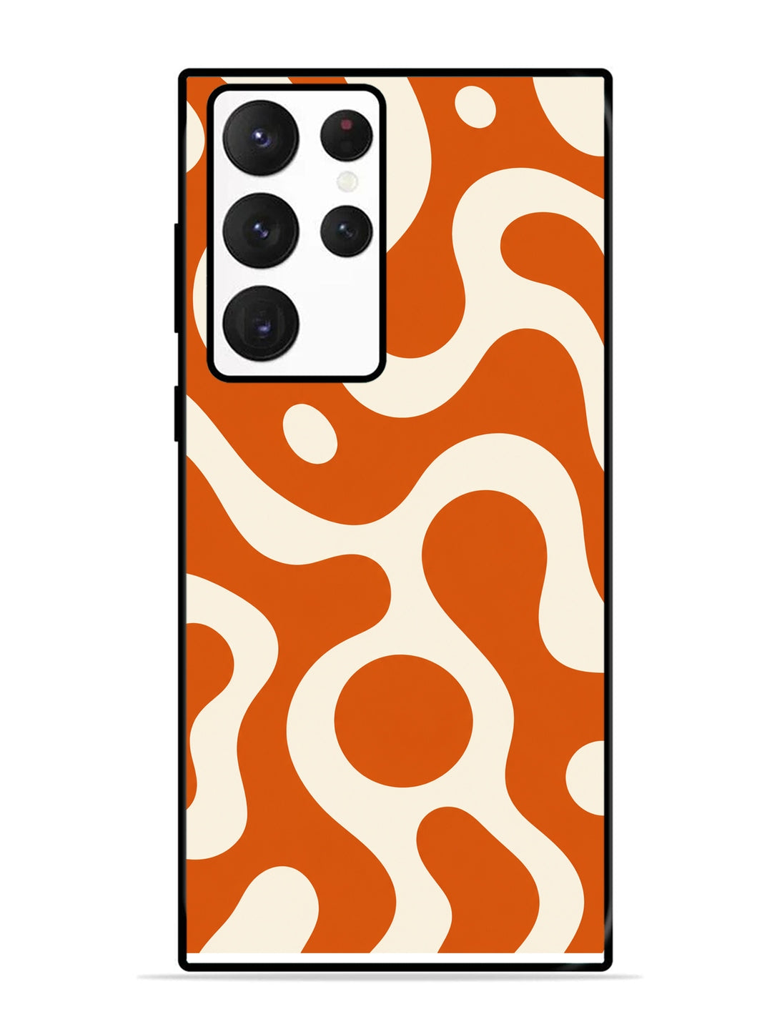Samsung Galaxy S22 Ultra 5G Fluid wave pattern Orange