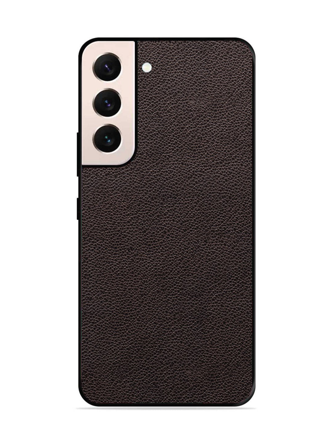 Samsung GALAXY S22 5G Print of Brown Leather Pattern