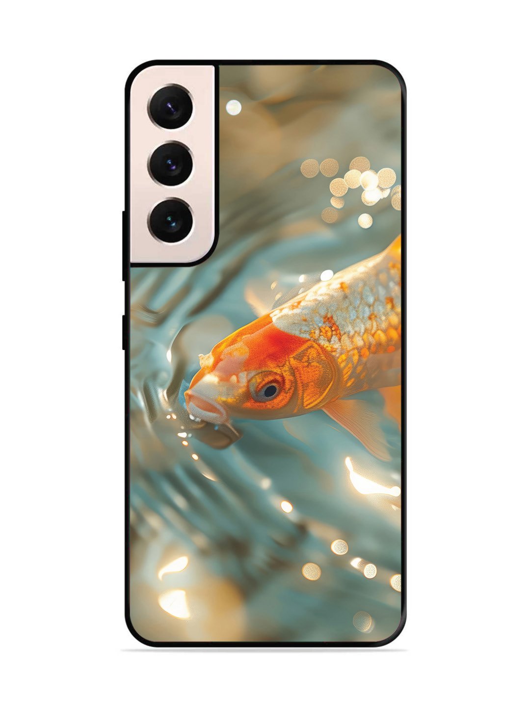 Samsung GALAXY S22 5G gold-fish-animal