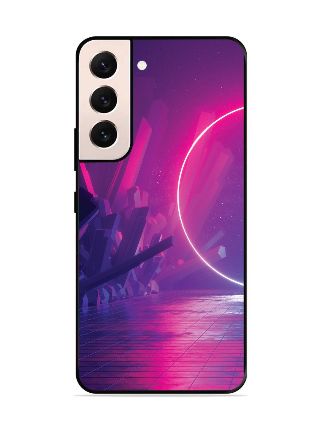 Samsung GALAXY S22 5G abstract with Neon Light