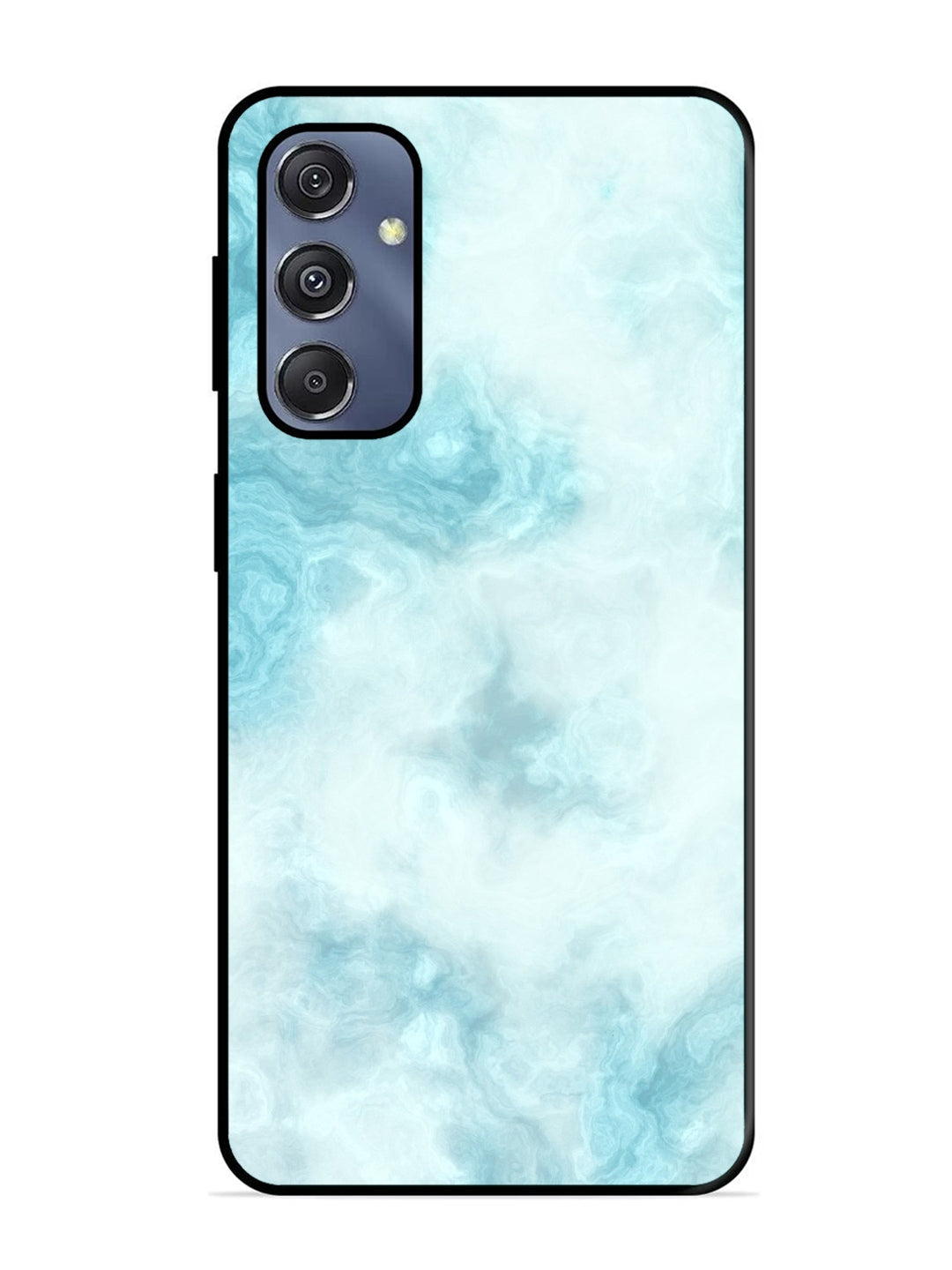 Samsung Galaxy S23 FE Light Blue with White Ocean Marble