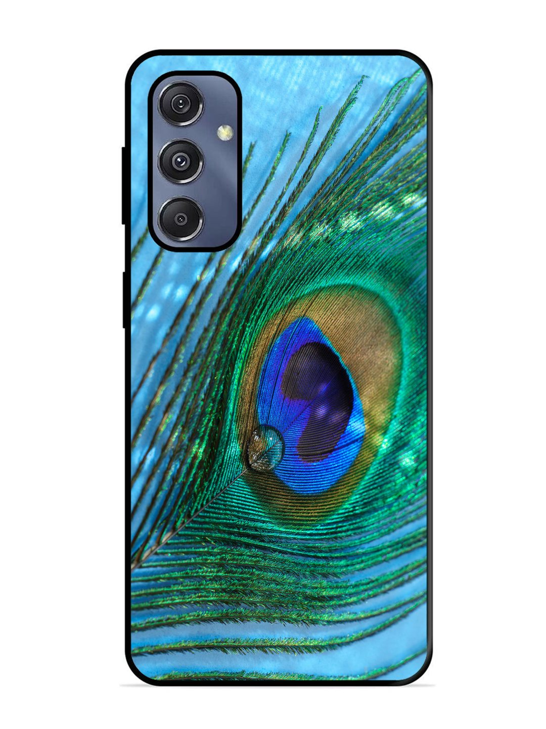 Samsung Galaxy S23 FE A drop on Peacock Feather