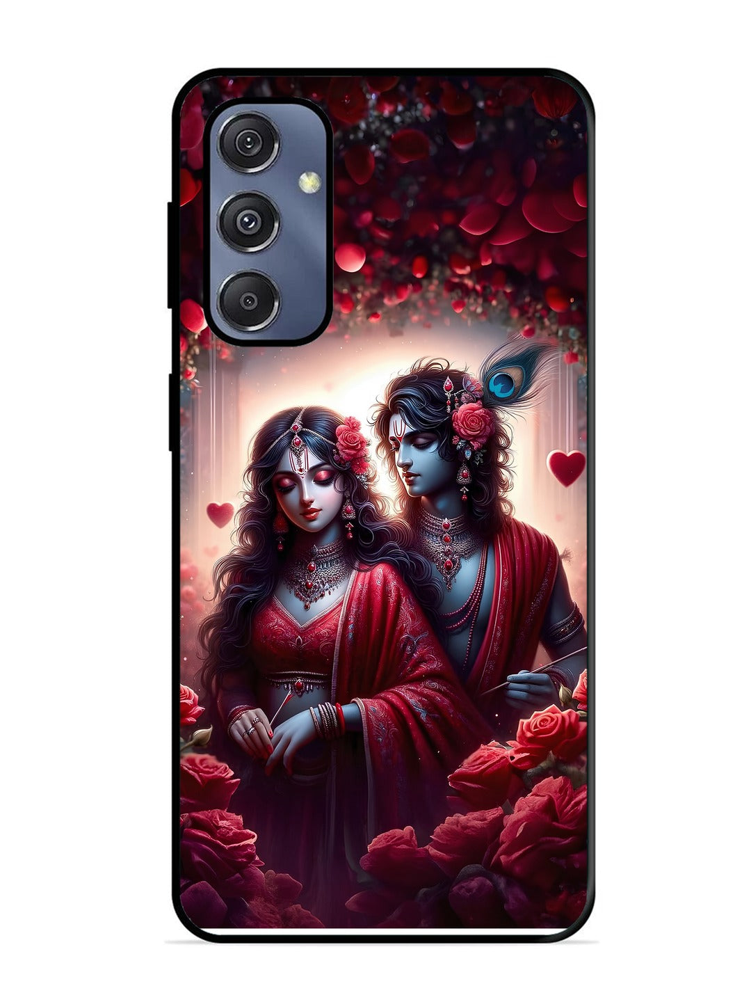 Samsung Galaxy S23 FE Couples in Red theme like Radha Krishna