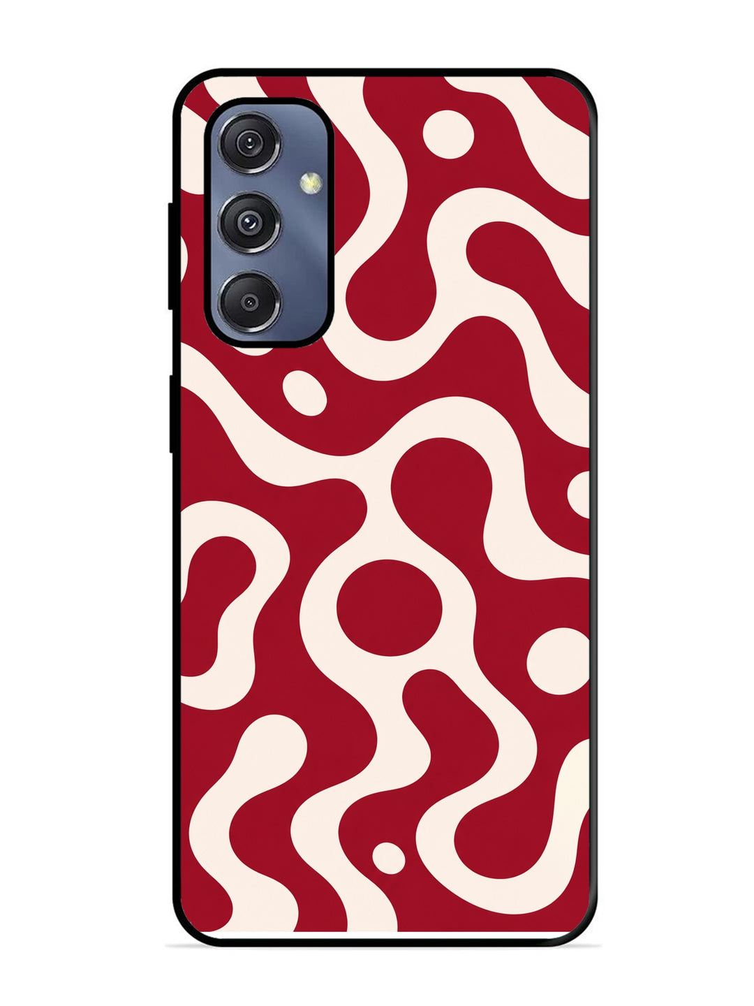 Samsung Galaxy S23 FE Fluid wave pattern Wine Red