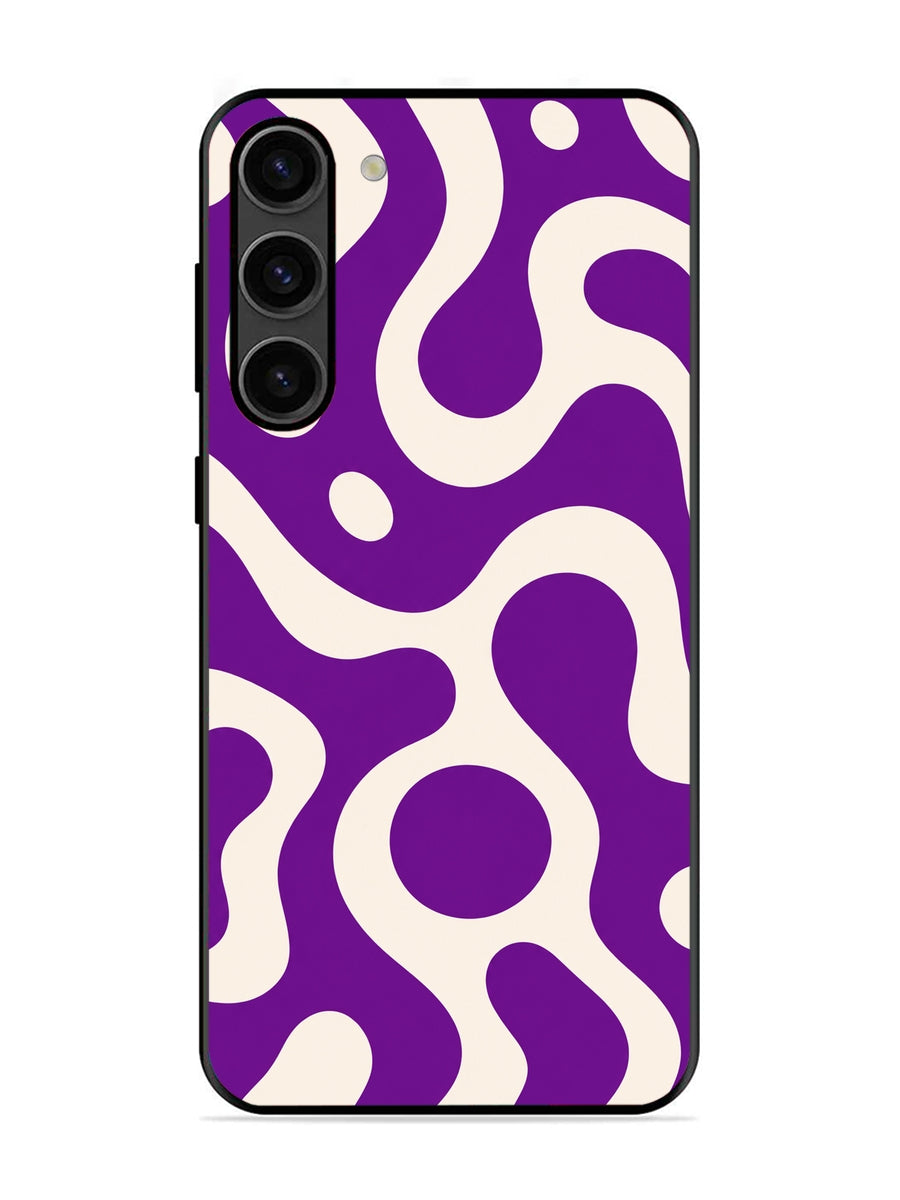 Samsung Galaxy S23 Plus 5G Fluid wave pattern Purple