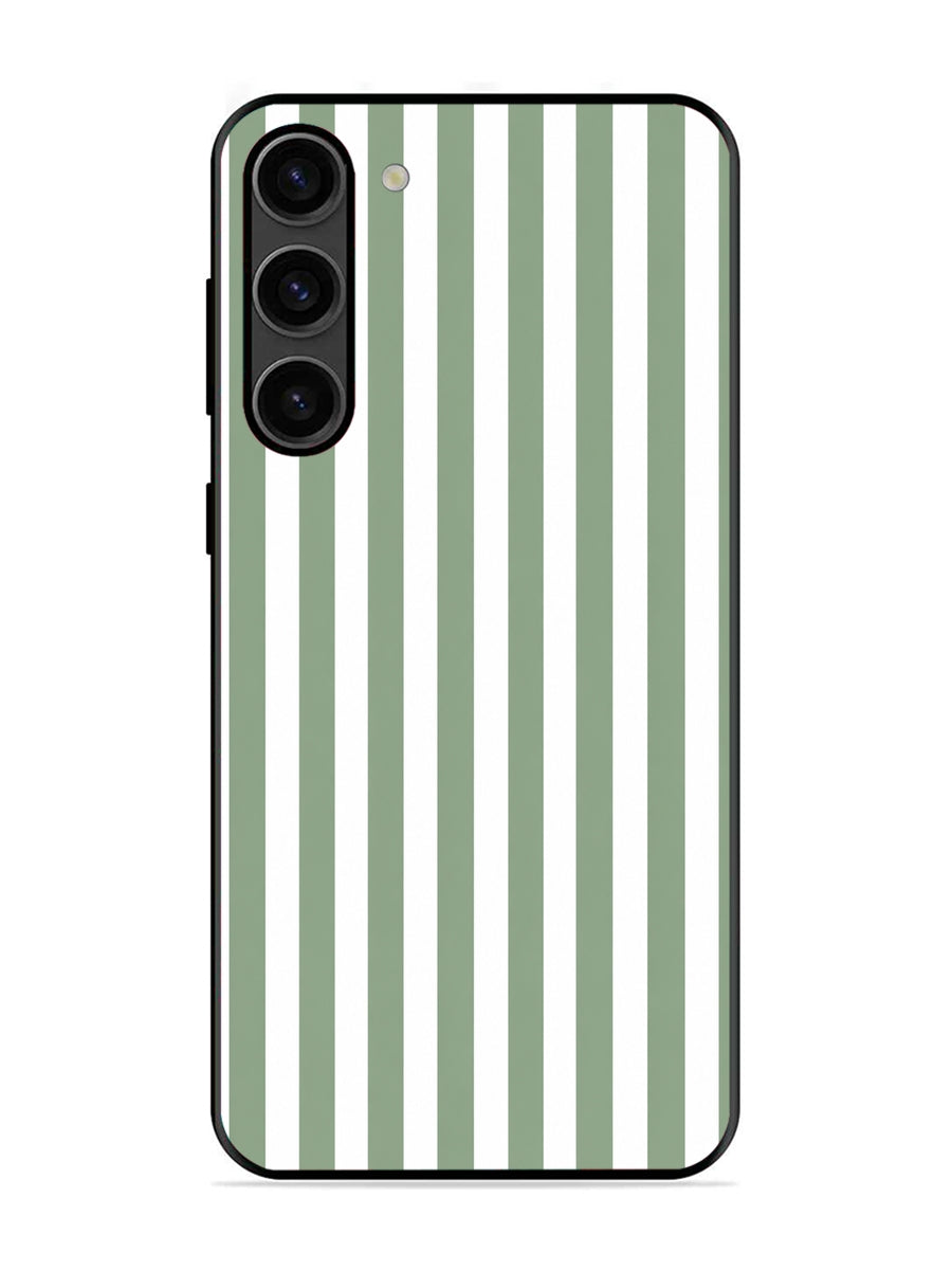 Samsung Galaxy S23 Plus 5G Vertical Stripes Sage Green