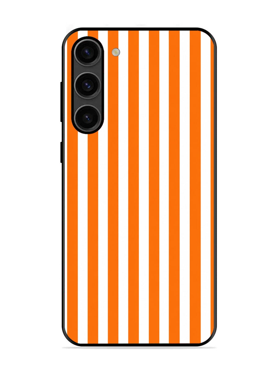 Samsung Galaxy S23 Plus 5G Vertical Stripes Vivid Orange