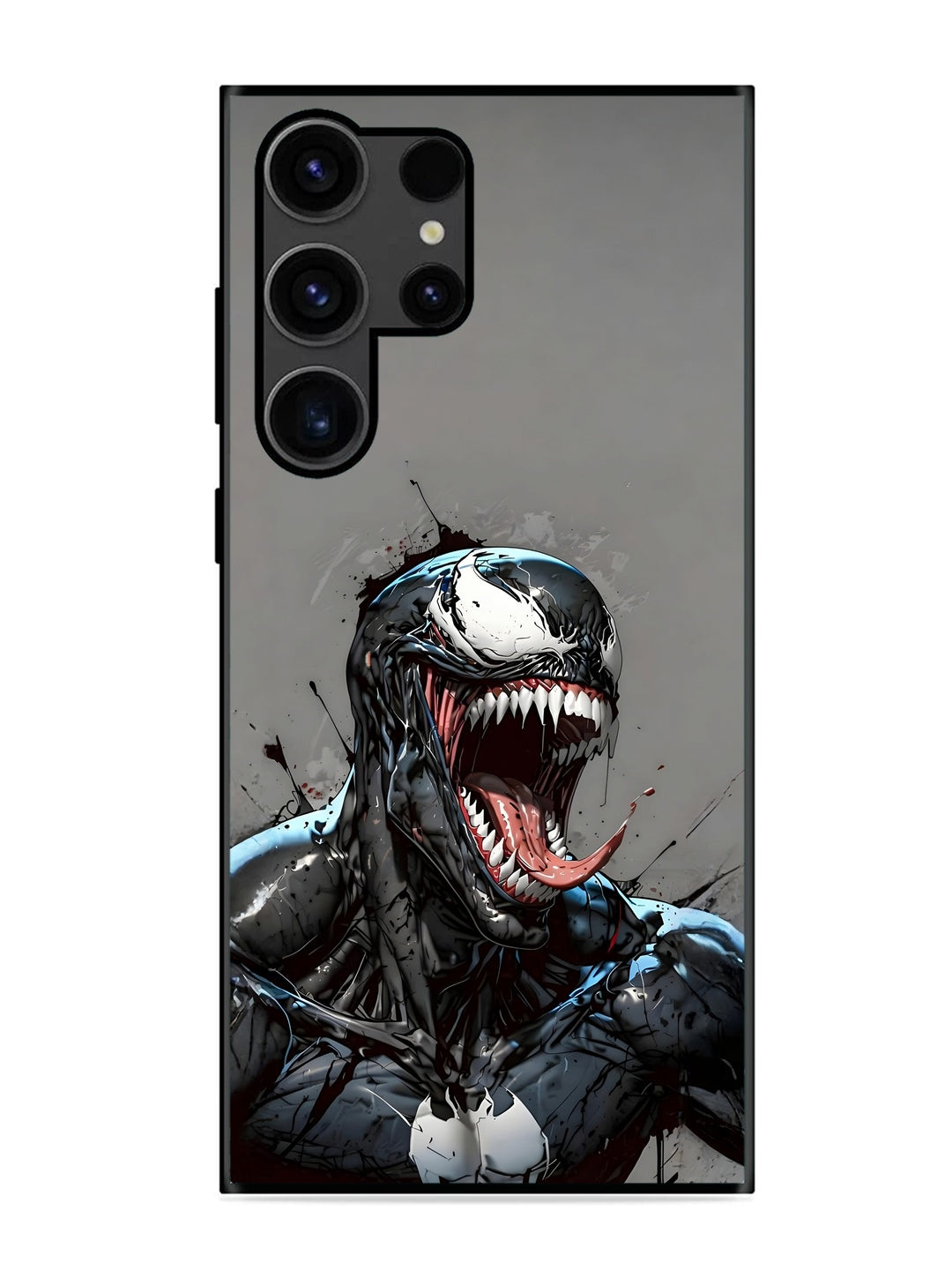 Samsung Galaxy S23 Ultra Venom Symbiote Grin Art