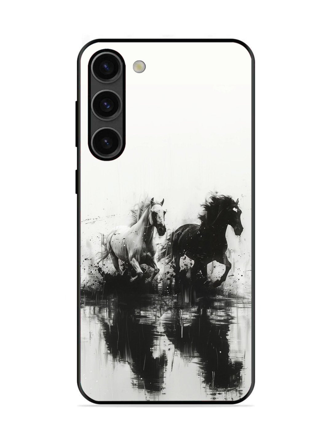 Samsung GALAXY S23 5G Black & White Horse