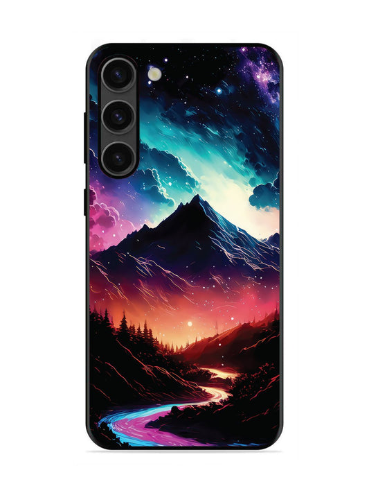 SAMSUNG GALAXY S23 5G mountain-valley-Colorful-cloud-at-night