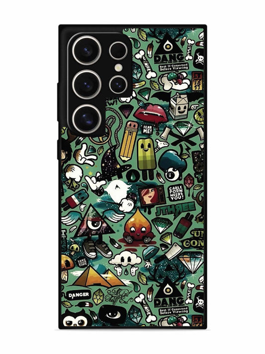 Samsung Galaxy S24 Ultra 5G Pop Art Doodle Graffiti Collage