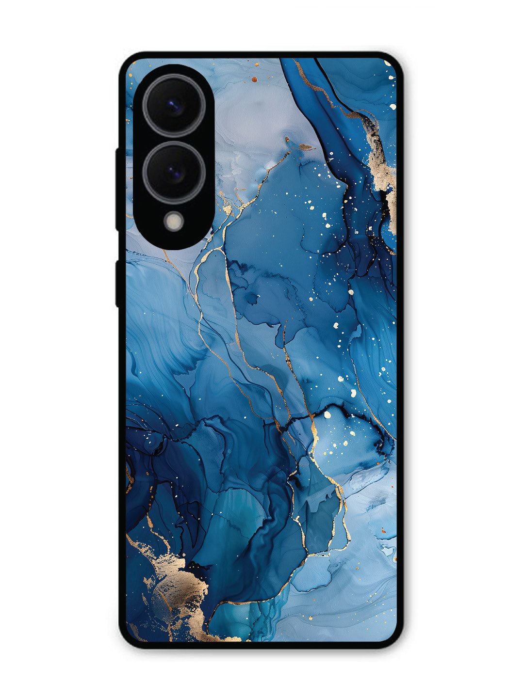 Samsung Galaxy S25 Edge Oceanic Pattern with Golden Sprinkles